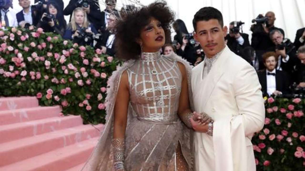 Priyanka Chopra and Nick Jonas Wore Sparkling Dior to 2019 Met Gala