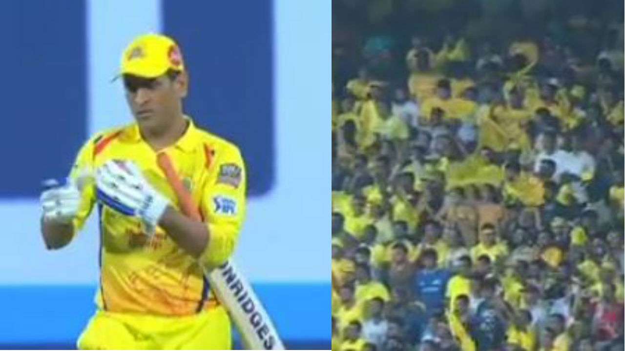 Dhoni at Chepauk