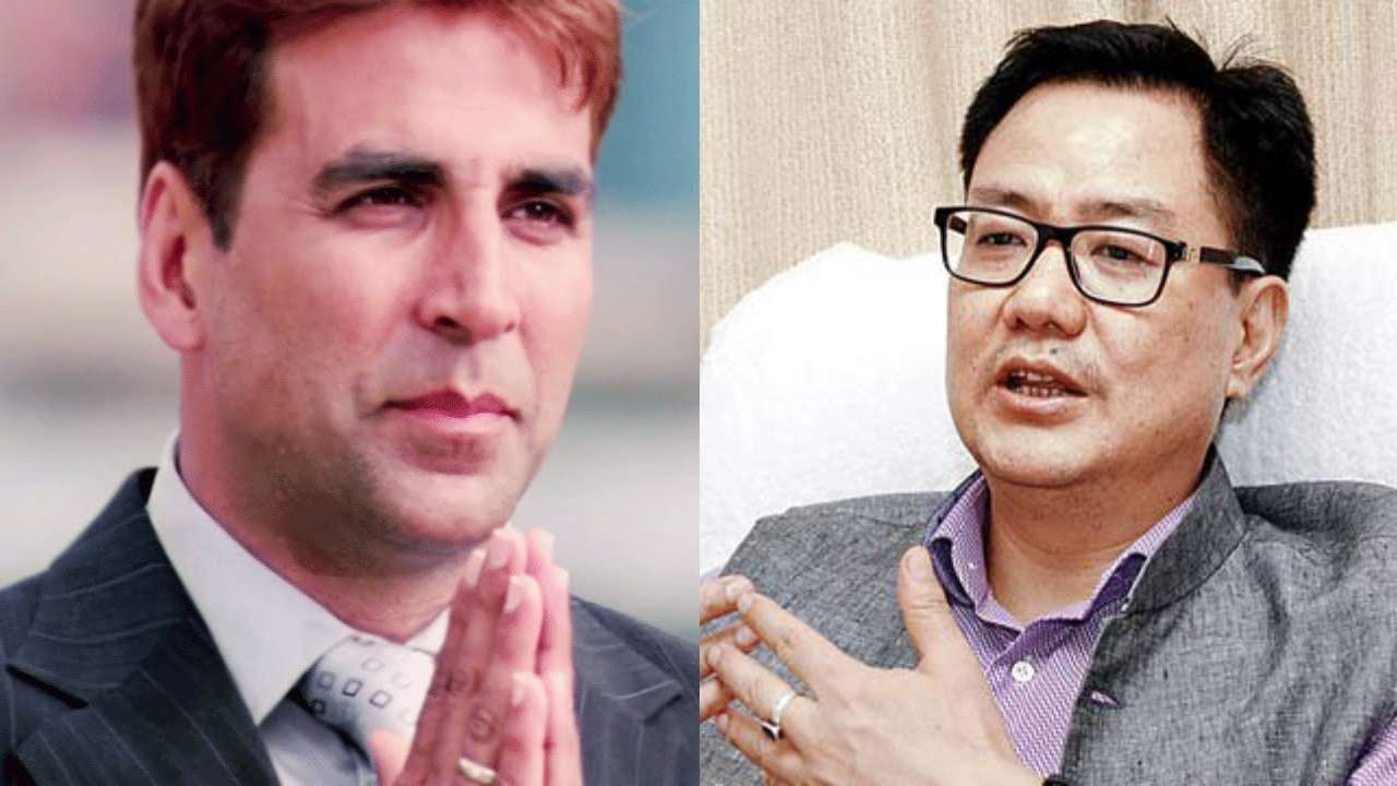 Akshay Kumar thanks Union Minister Kiran Rijiju for standing by him in Canadian citizenship controversy