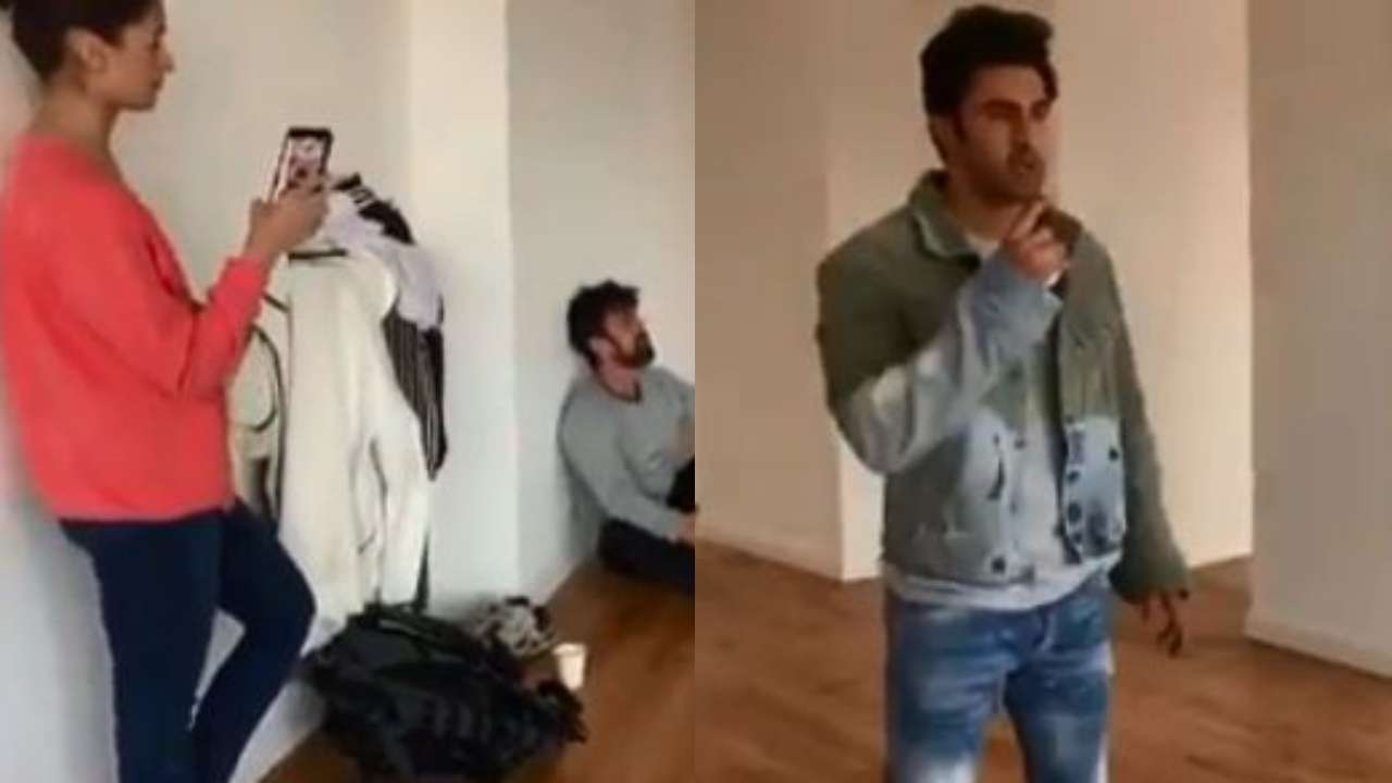 'Brahmastra': Alia Bhatt records Ranbir Kapoor's 'Shiva sessions' in Germany, watch video