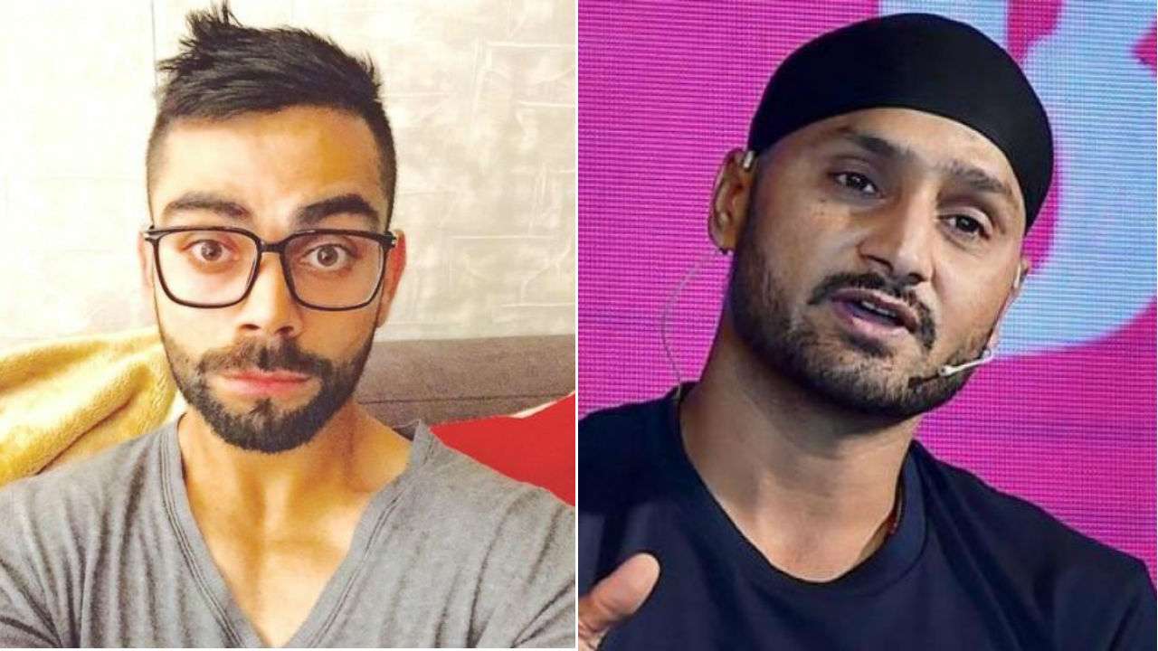 Virat Kohli and Harbhajan Singh
