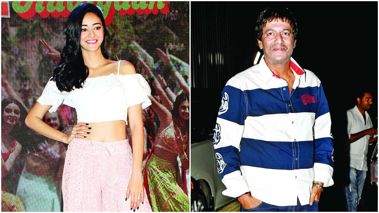 Ananya Panday and Chunky Panday