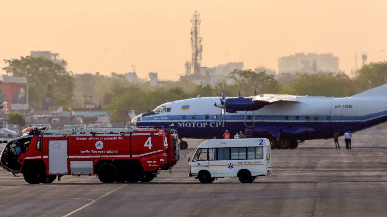 AN-12 aircraft of Georgia was intercepted by the Indian Air Force