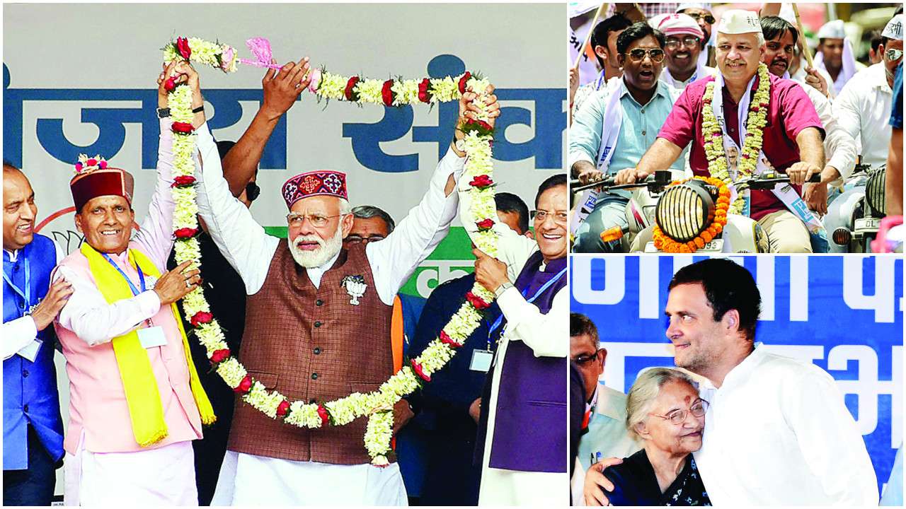 Lok Sabha Election 2019: Advantage BJP in Delhi as AAP, Congress battle for spoils