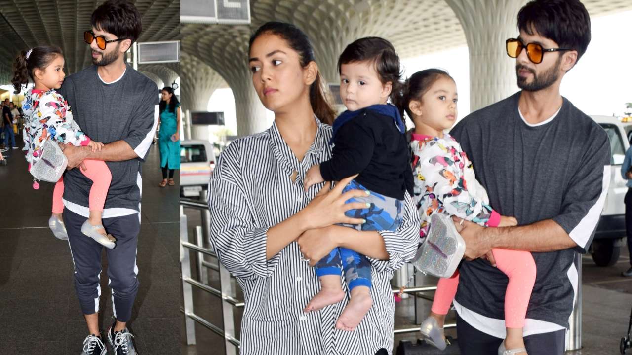 Shahid Kapoor-Mira Rajput Kapoor on parent duty, curious Zain and bored ...