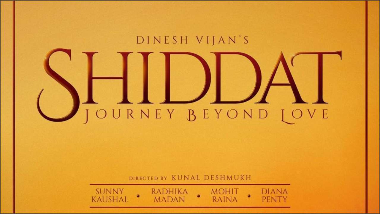 Shiddat to go on floors in September