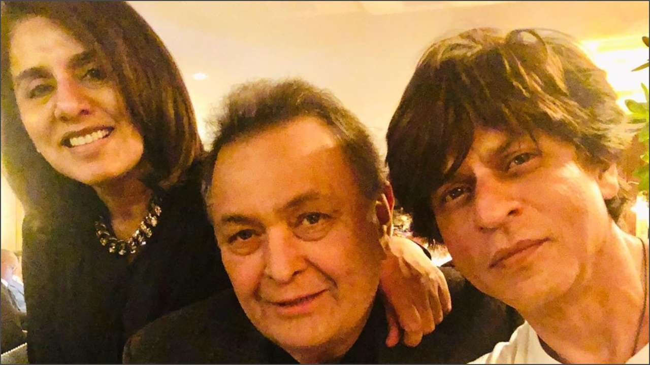 Shah Rukh visits Rishi Kapoor in NY