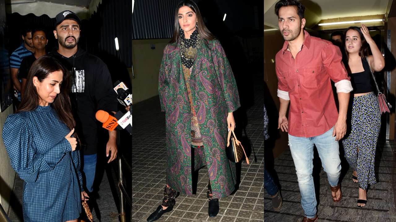 'India's Most Wanted' screening: Sonam Kapoor ups fashion game pre ...