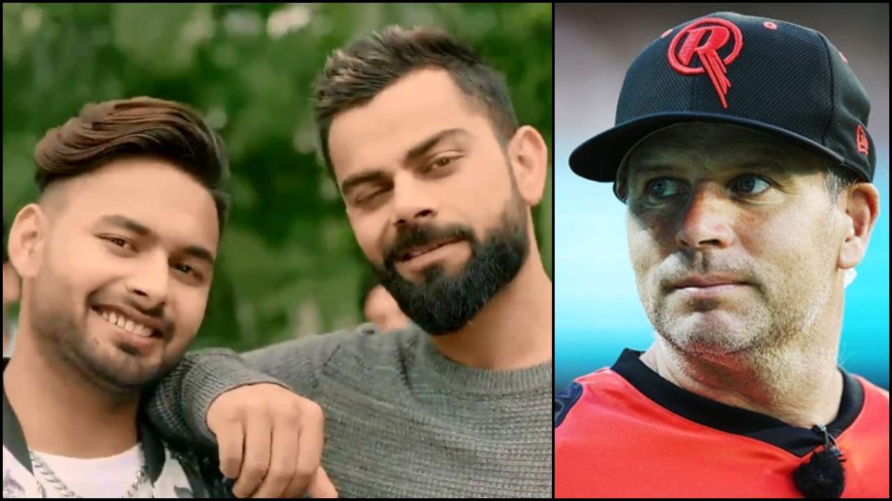 Rishabh Pant, Virat Kohli and Brad Hodge