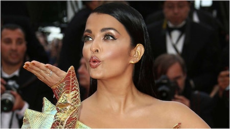 Aishwarya Rai Bachchan shone brighter than the French Riviera sun on the Cannes red carpet