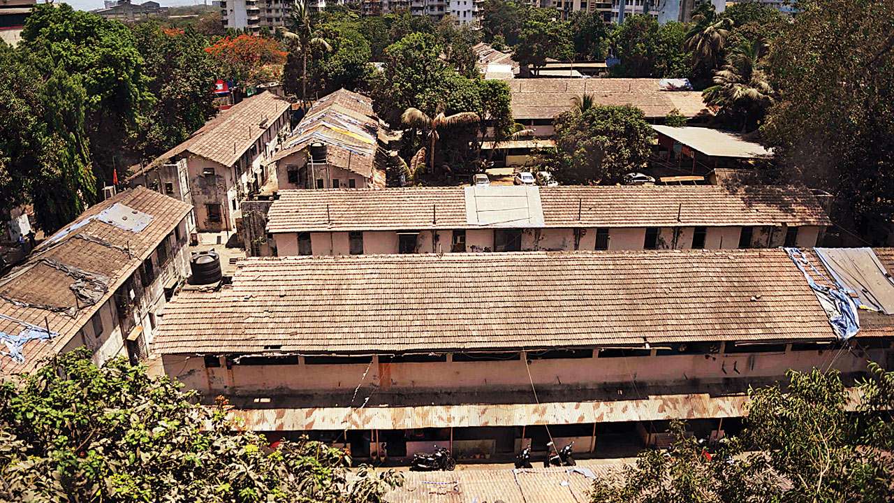 Shivaji Nagar colony at Sewri