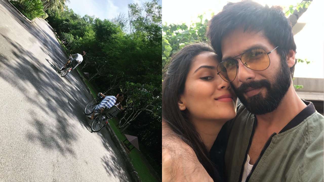 Shahid Kapoor-Mira Rajput take Misha and Zain Kapoor for a bicycle ride while holidaying in Thailand