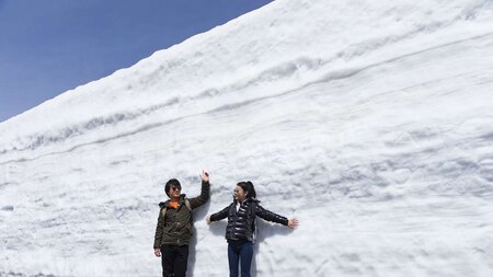 Snow wall of Japan
