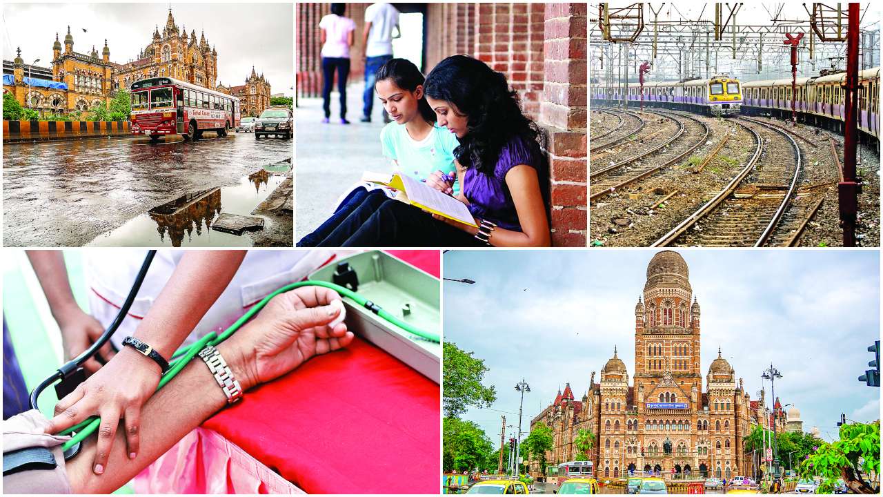 Transport, BMC, Education, Railway, Health