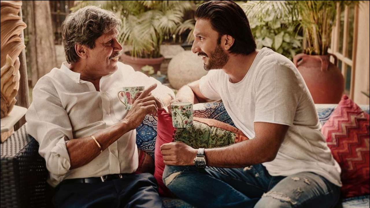 Kapil Dev and Ranveer Singh