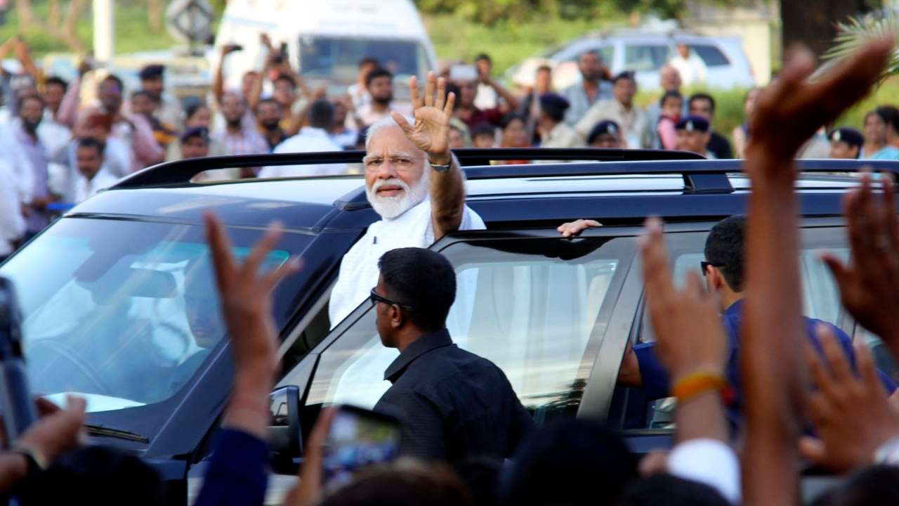 Modi visits party office from where he operated initially and 'learnt a lot'