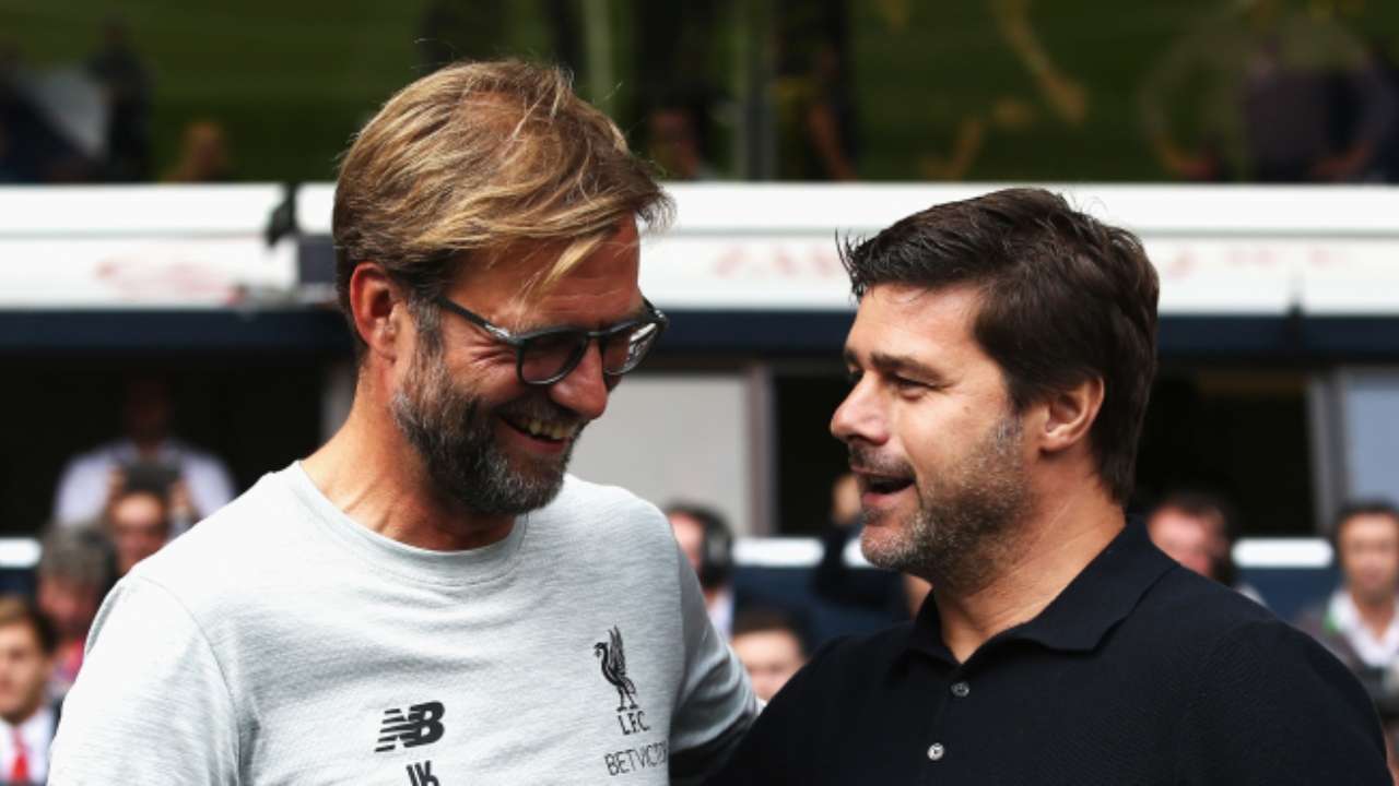 Jurgen Klopp and Mauricio Pochettino