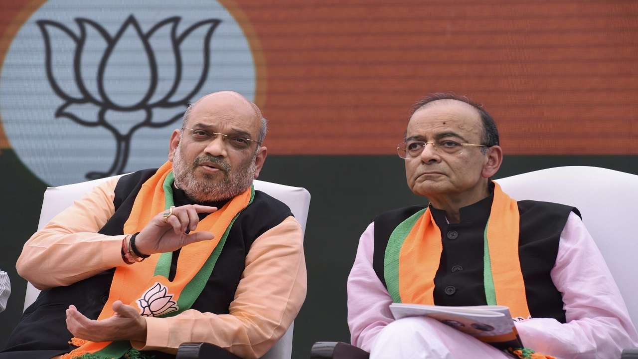 Image result for arun jaitley with shah