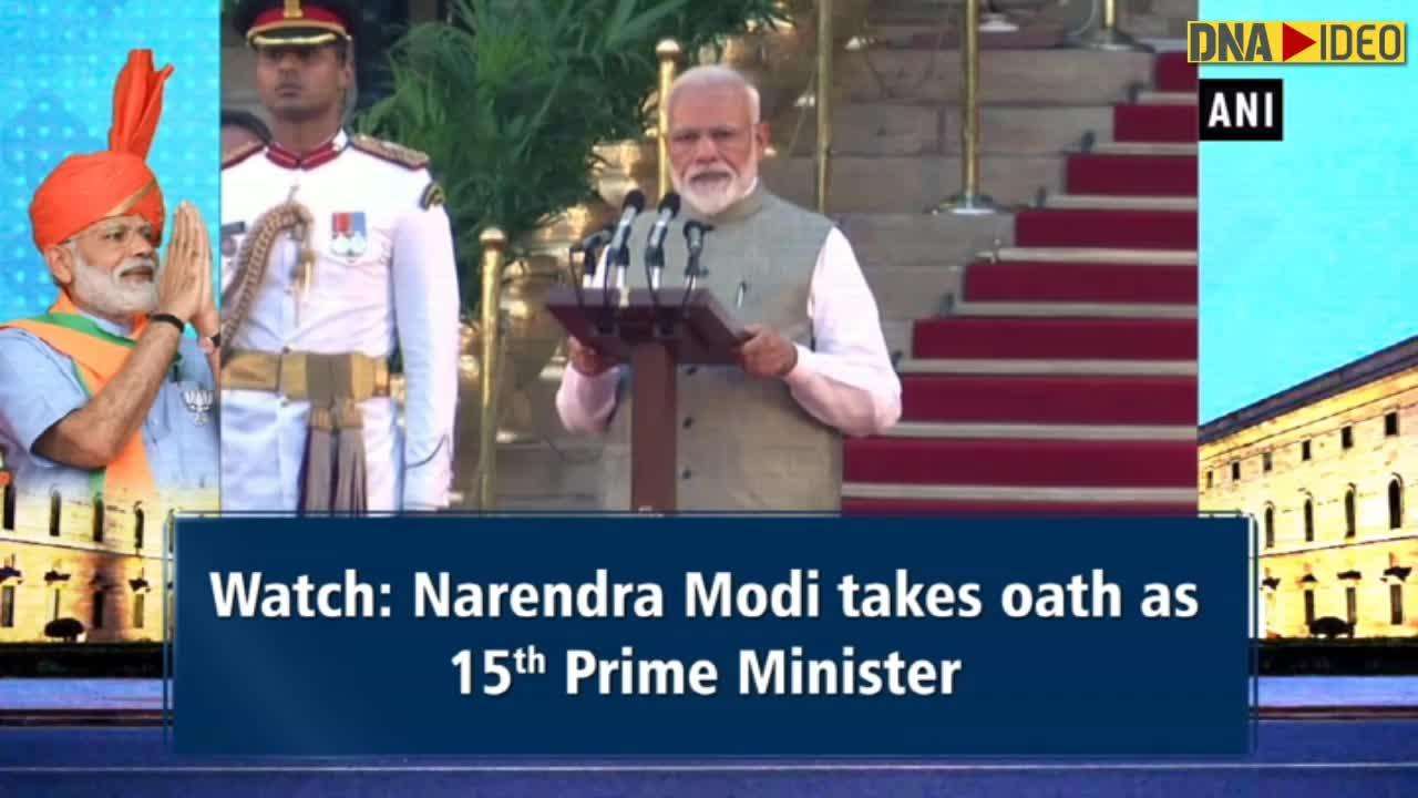 Watch: Narendra Modi Takes Oath As 15th Prime Minister