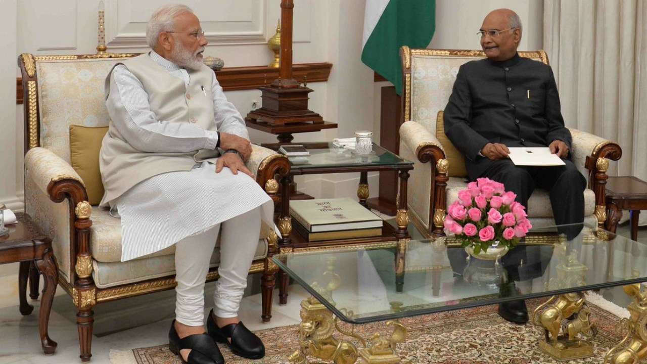 Schedule of programme at Arrival of dignitaries at Rashtrapati Bhavan
