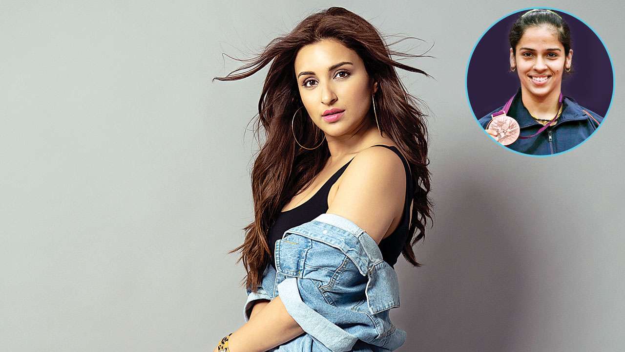 Parineeti Chopra and (inset) Saina Nehwal