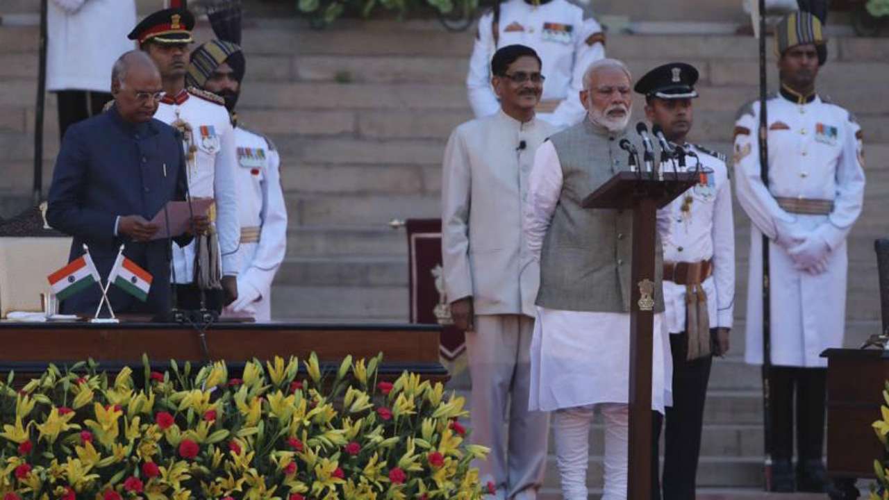 'Blend of youthful energy and experience': Modi takes oath as PM for ...