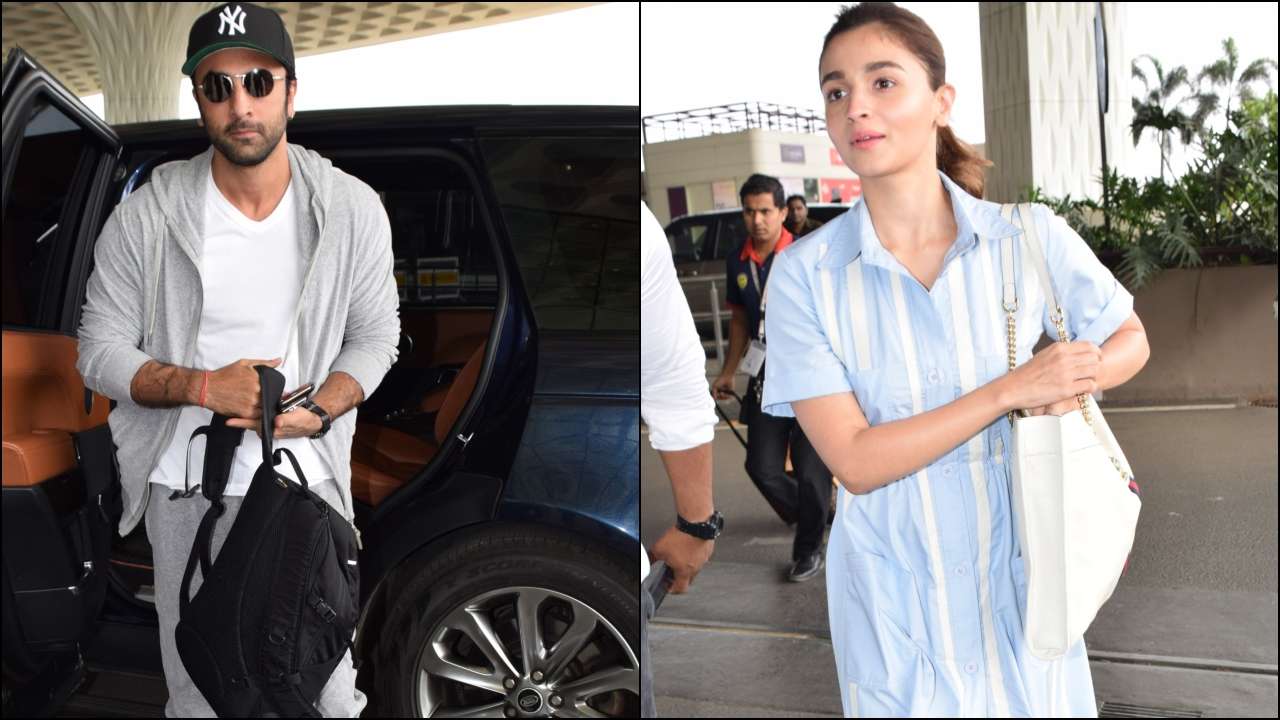 Photos: Ranbir Kapoor and Alia Bhatt are back in Mumbai after shooting for  'Brahmastra' in Varanasi