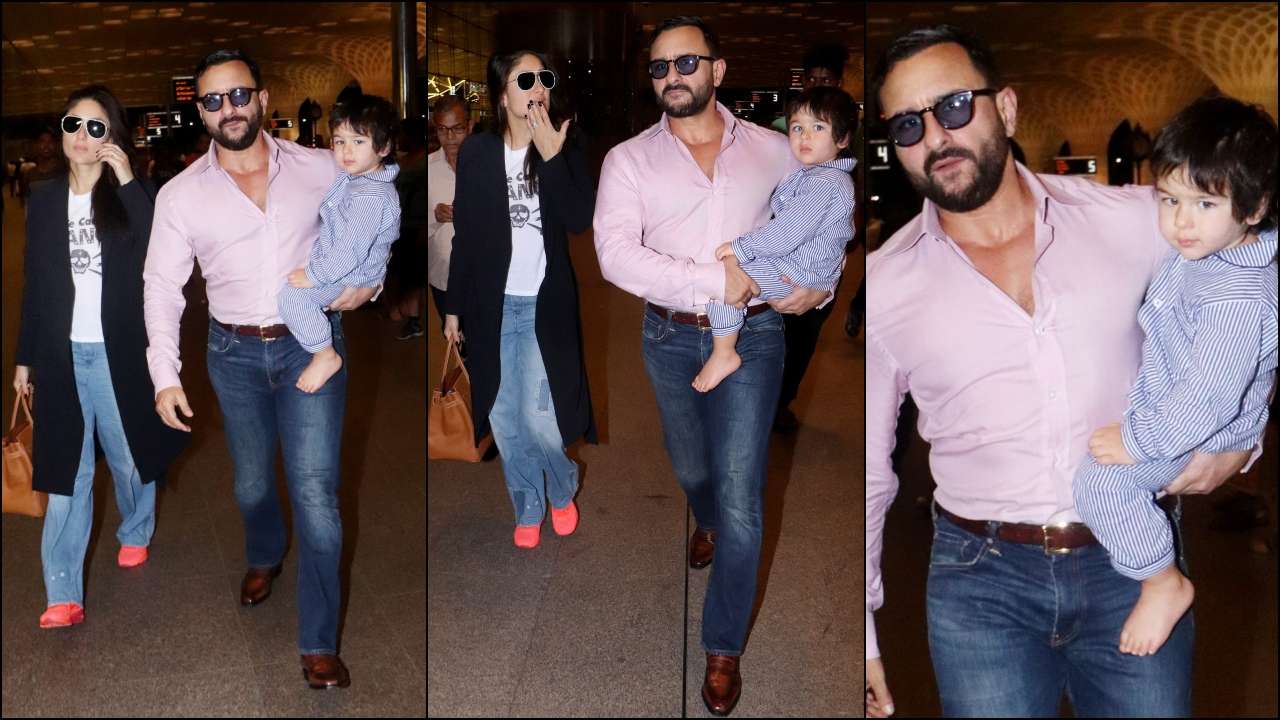 How cute does Taimur look clad in his pyjamas?