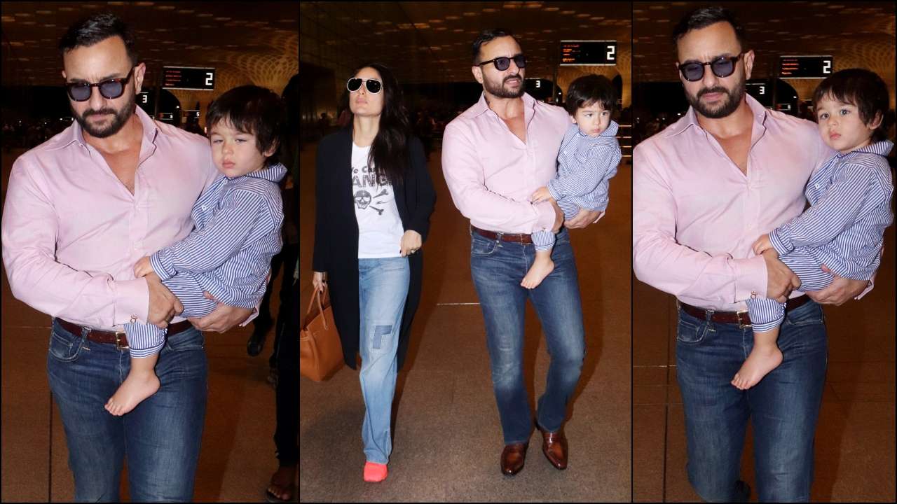 Kareena and Saif Ali Khan: Nailing the Airport looks in style!