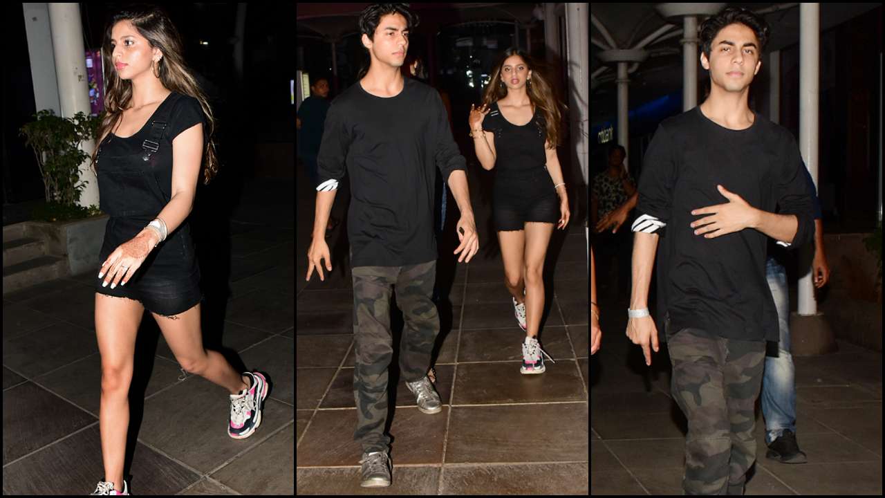 Aryan Khan and Suhana Khan