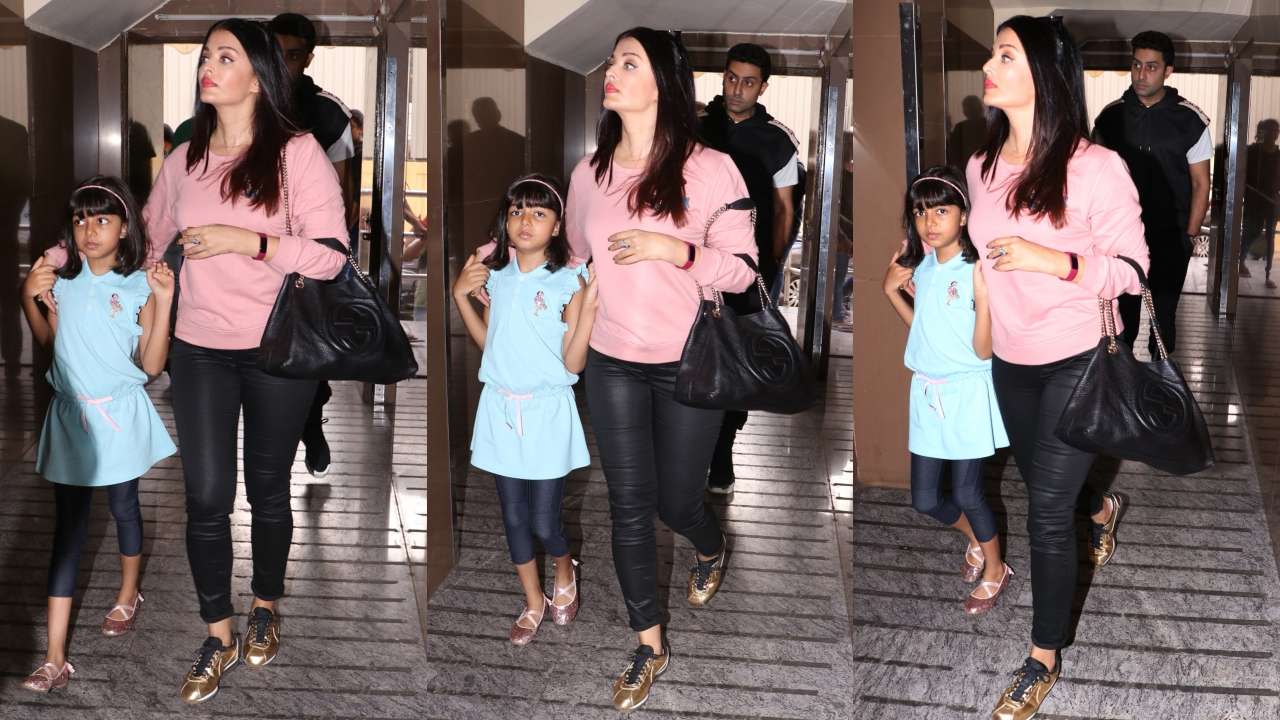 Aishwarya Rai Bachchan in London for Chime for Change: Spotted Shopping  with Husband Abhishek and Daughter Aaradhya