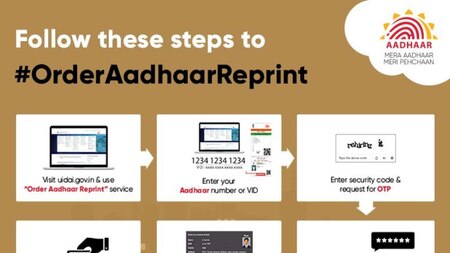 Not in a hurry? You can order an Aadhaar reprint