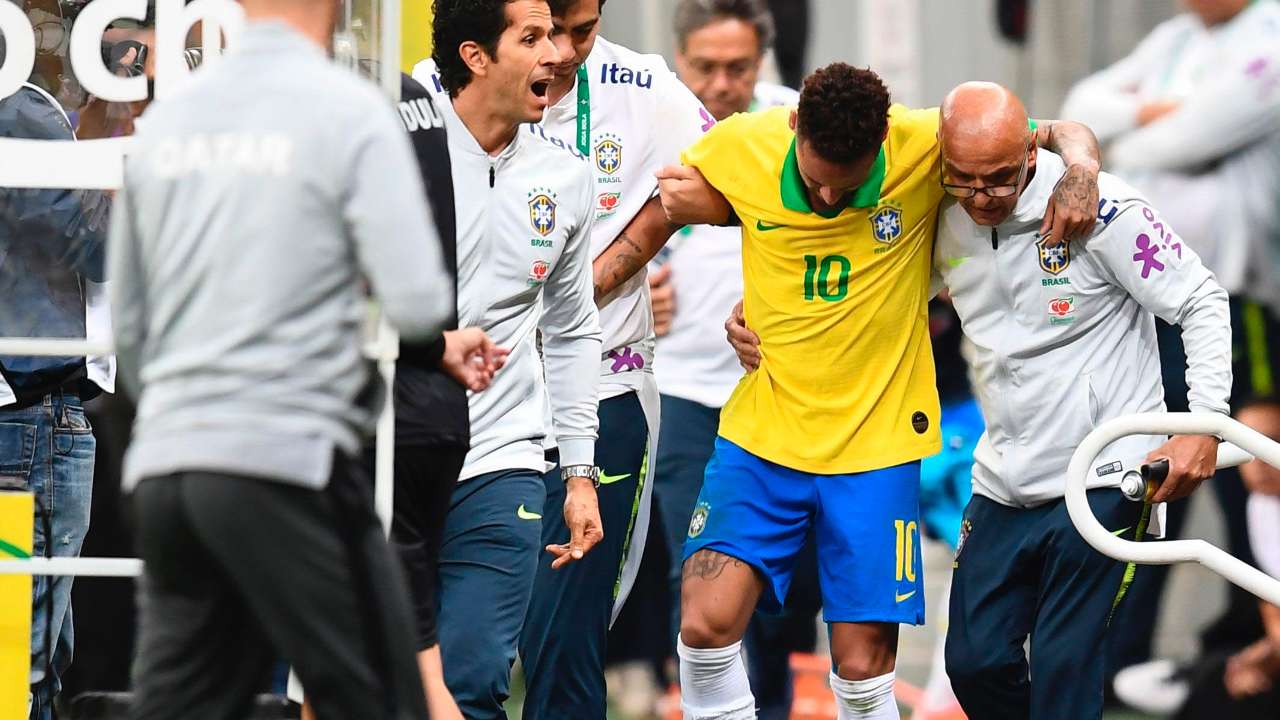 Copa America: Neymar out for Brazil after tearing ankle ...