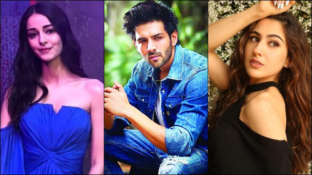 Ananya Panday, Kartik Aaryan and Sara Ali Khan
