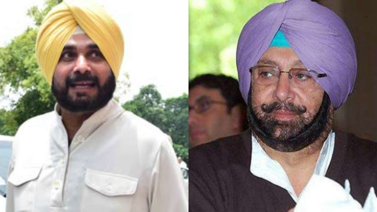 Navjot Singh Sindhu and Amarinder Singh