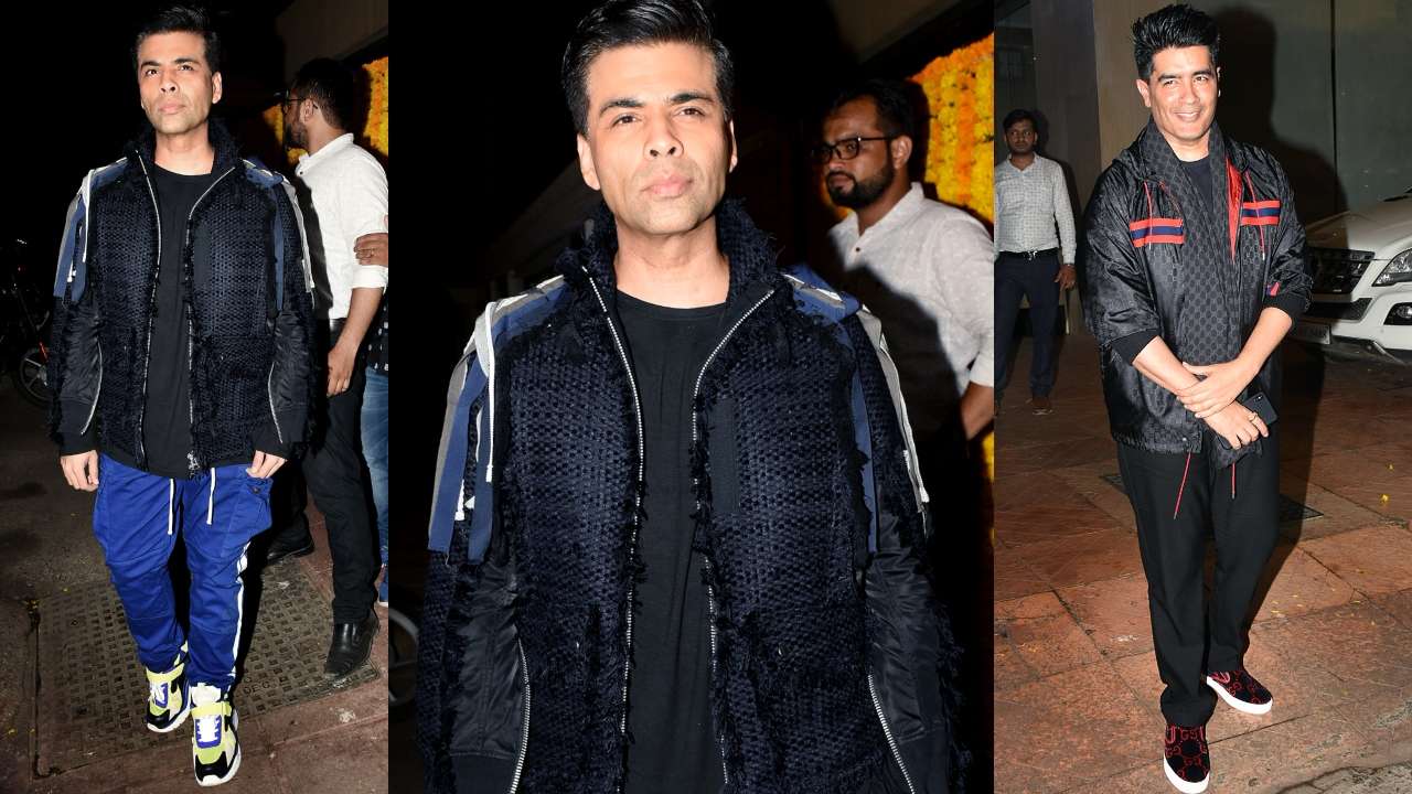 Karan Johar and Manish Malhotra