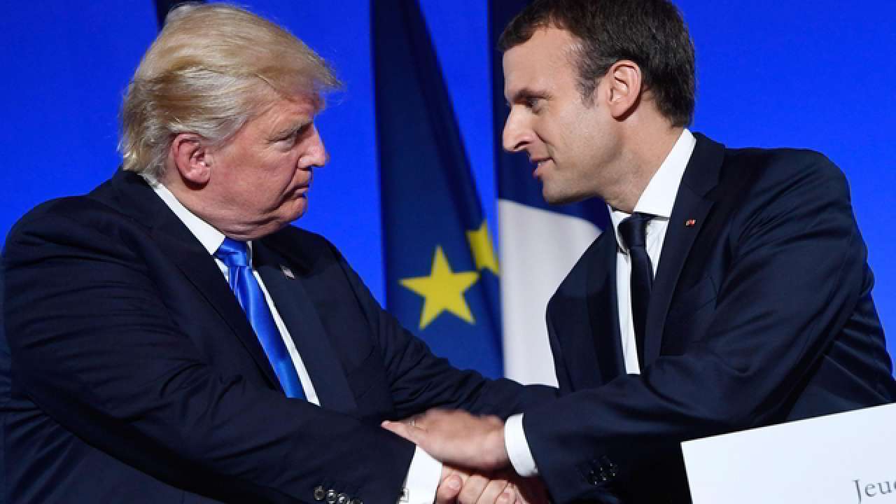 US: Tree symbolizing Donald Trump-Emmanuel Macron friendship has died