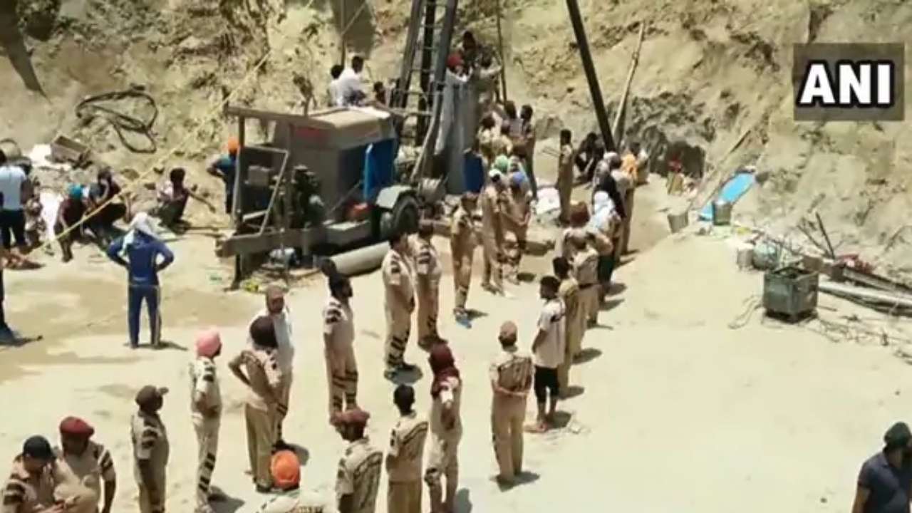 Punjab: Two-year-old child stuck in borewell for 110 hours pulled out