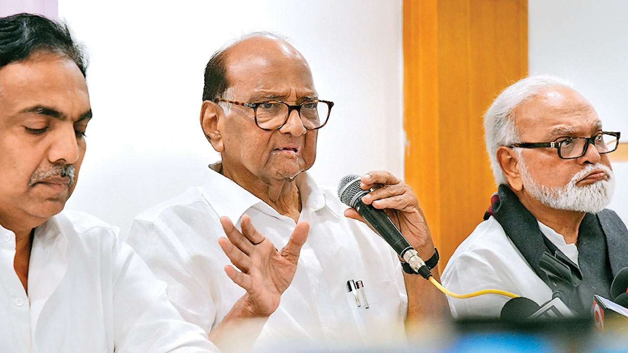 Image result for sharad pawar happy zee