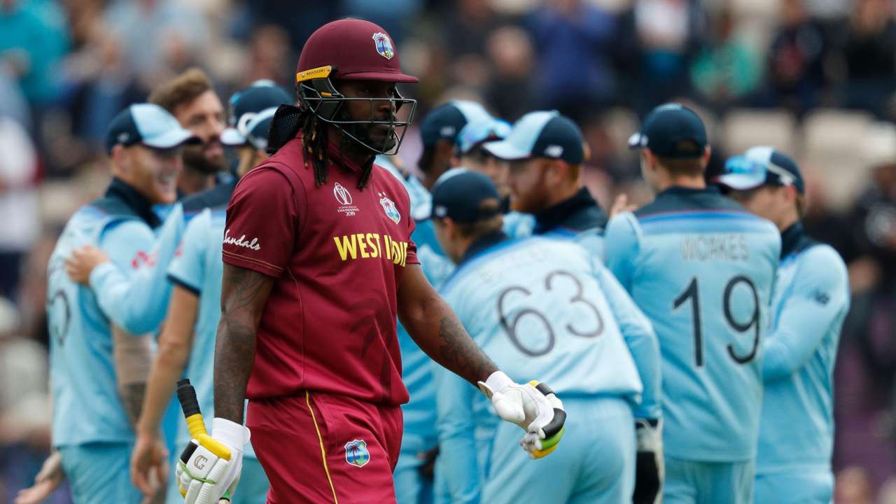 Chris Gayle out