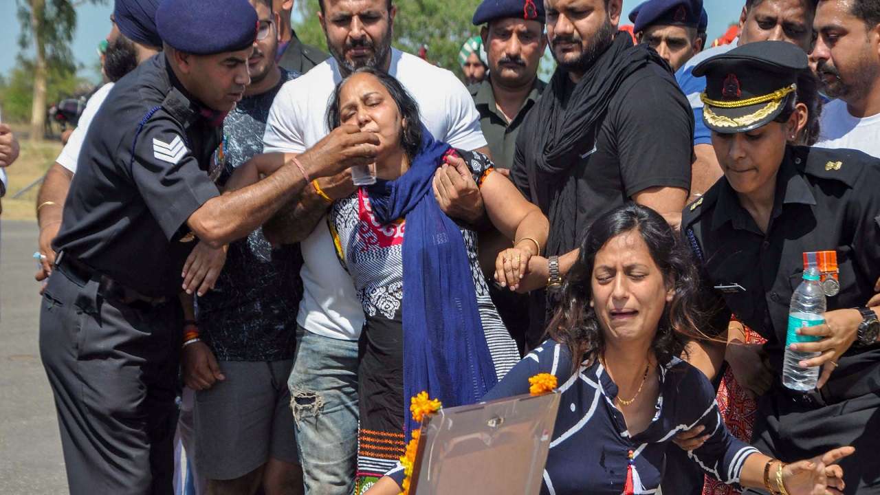 Wife, mother of Major Ketan Sharma mourn his death