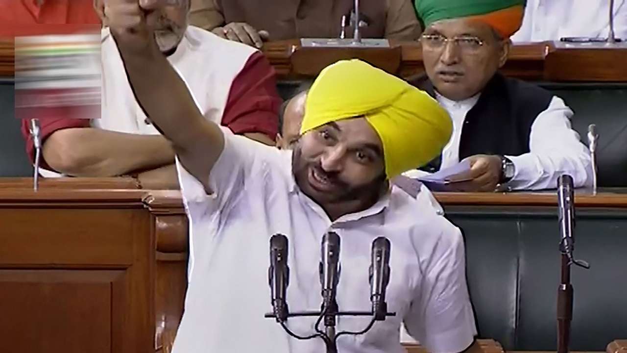 AAP's Bhagwant Mann chanted "Inquilab Zindabad"