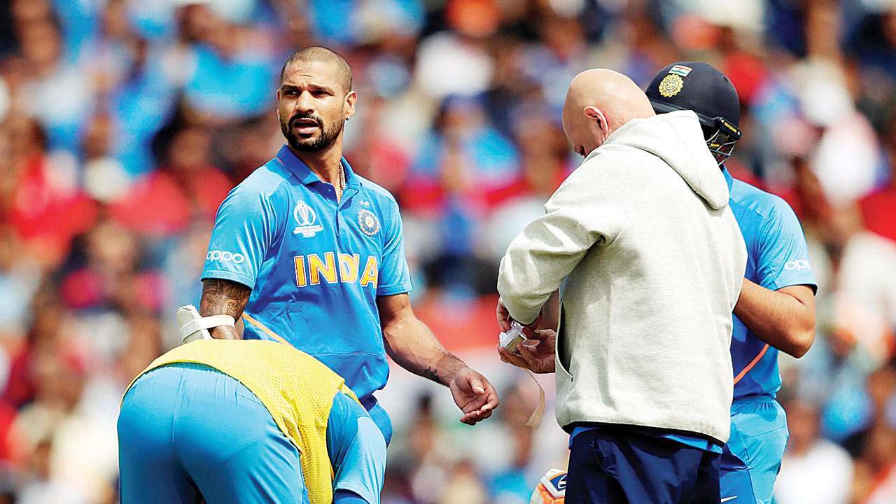 Shikhar Dhawan Ruled Out