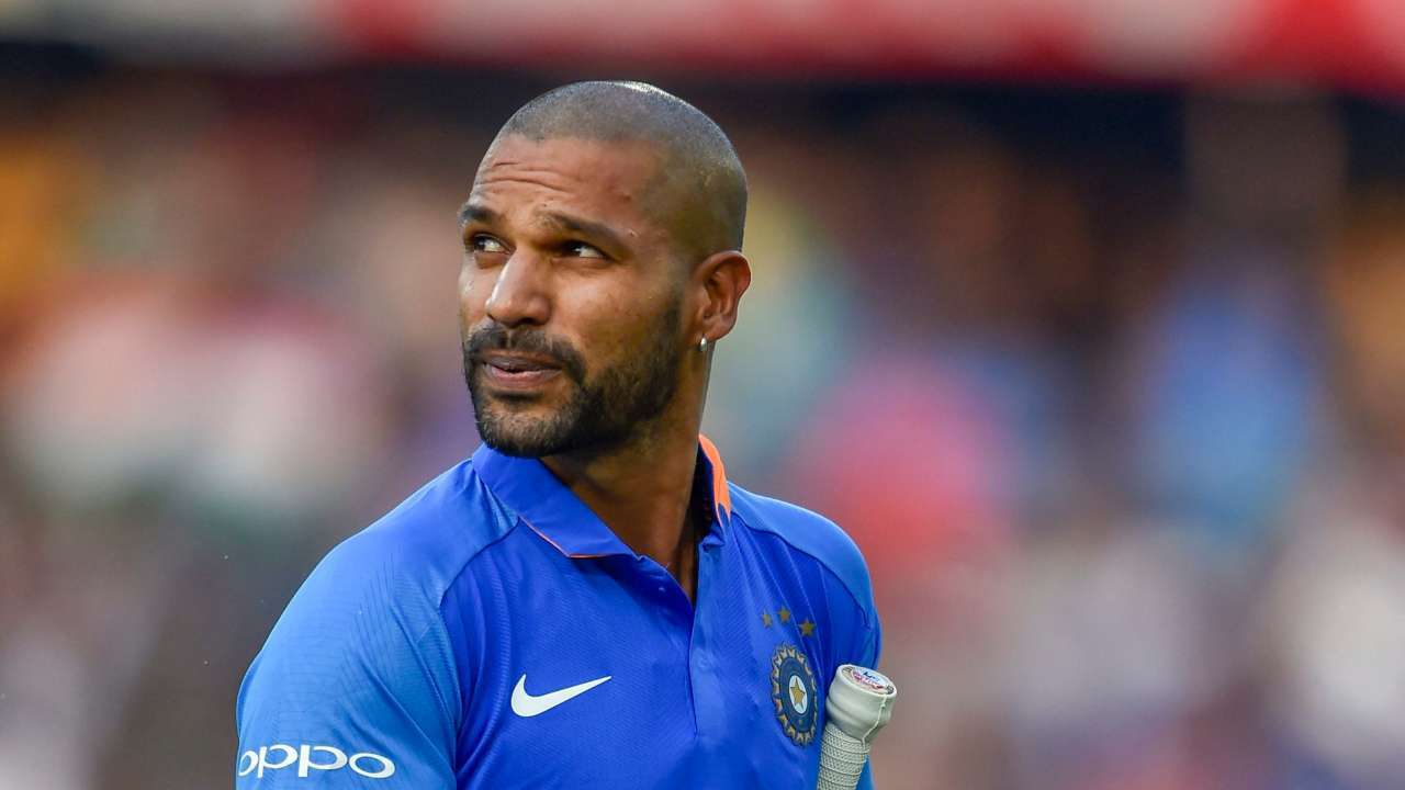 Shikhar Dhawan ruled out for at least a month