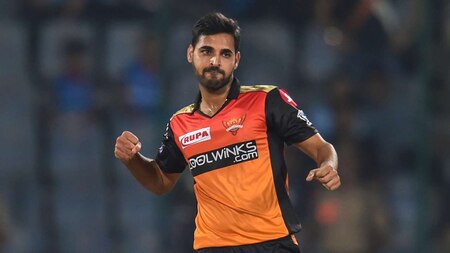 Bhuvneshwar Kumar takes a wicket and a catch