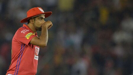 Sanju Samson bowled by KXIP skipper