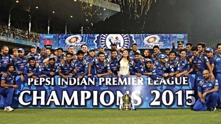 2015: Mumbai Indians beat Chennai Super Kings  by 41 runs