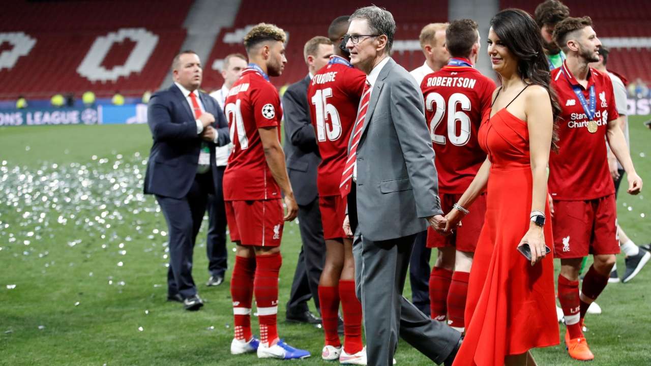 Liverpool owner John W. Henry with his wife