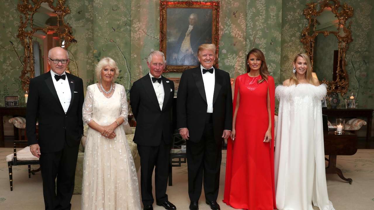 The best pics from Donald Trump's 'return banquet' for Prince Charles ...