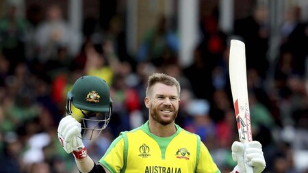 David Warner scores century